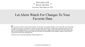Let Alerts Watch For Changes To Your Favorite Data