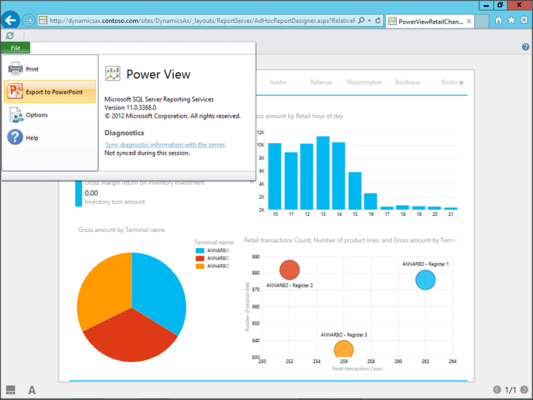 Export PowerView Dashboards as PowerPoint To Create Dynamic and ...
