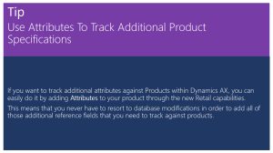 Use Attributes To Track Additional Product Specifications